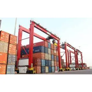 Konteyner vinci Port kauçuk lastik konteyner portal vinç 30.5 35 40.5 ton 400ton mobil hidrolik portal vinç türkiye'de yapılan