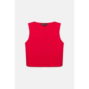 Chemisier court décontracté à col halter avec logo sur le devant - Product Image 6