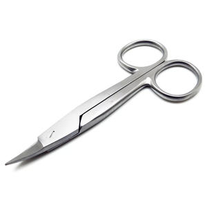 Nouveaux ciseaux à couronne incurvée parodontologie 4.5 "pointe 2 cm Instruments en acier inoxydable - Product Image 1