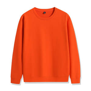 เสื้อสเวตเชิ้ตคอกลมแบบยูนิเซ็กซ์ ผ้าฝ้าย 100% หนานุ่ม สำหรับฤดูหนาว ทรงโอเวอร์ไซส์ หนัก  ปักลายนูน 3 มิติ  ย้อมสีพื้น - Product Image 6