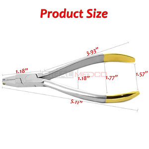 Pince à sertir dentaire professionnelle accolades orthodontiques cintrage de fil et boucle formant pince support outil de suppression Instruments médicaux - Product Image 3
