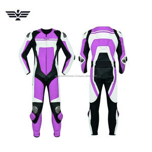 ชุดแข่งรถมอเตอร์ไซค์แบบชิ้นเดียวสำหรับผู้ชายรุ่นใหม่ล่าสุด คุณภาพพรีเมียม ดีไซน์ทันสมัยจาก Empire Trend Wear ผลิตจากหนังระบายอากาศ ป้องกันรังสียูวี แขนยาวเต็มตัว - Product Image 4