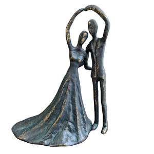 Figura Moderna de Novios, Escultura de Aluminio que Immortaliza la Elegancia y el Romance con Detalles Exquisitos y un Diseño Ecológico - Product Image 1