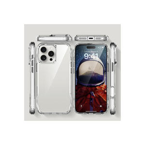 Étui en silicone transparent ultra-fin de luxe pour iPhone 16 Pro Max, coque arrière de protection antichoc, électro-plaqué givré Plus - Product Image 5