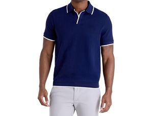 เสื้อโปโลผู้ชาย ผ้าสแปนเด็กซ์ แบบเรียบ สำหรับออกแบบเอง เสื้อโปโลออกแบบสำหรับเล่นกอล์ฟ เสื้อยืดโปโลเรียบสำหรับผู้ชาย ไซส์ใหญ่ ขายส่ง - Product Image 3