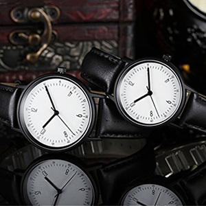 Relojes de cuarzo de pulsera impermeables de cuero de lujo con logotipo de marca personalizado Vintage de alta calidad, reloj de pulsera al por mayor para hombres - Product Image 5