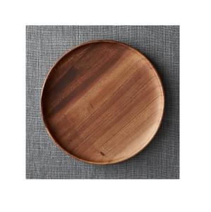 100% ensemble de plateaux de service à pizza en bambou en bois Construction robuste plateau rectangulaire en bois naturel massif prix abordable - Product Image 1