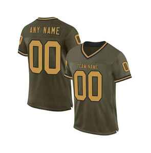 Haute Qualité Conçu Boxy Fit Chemises Courtes Classique Sublimation Patchwork Broderie Maillot De Football Américain Pour Hommes - Product Image 5