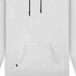 Sudaderas con capucha para hombre Pro Signature Hoodie White Heavyweight 100% Cotton Relaxed Fit 3D Rubber Logo con cordones con punta de cera - Product Image 6