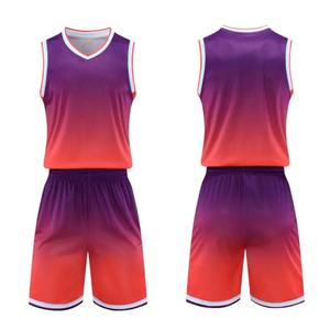 Conjunto de Uniforme de Baloncesto Personalizado por Sublimación para Hombre, Niño y Joven, de Secado Rápido, Uniforme Profesional para Equipos de Baloncesto - Product Image 1