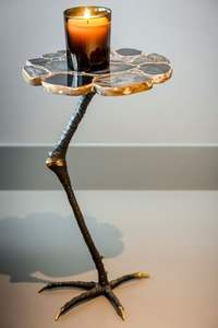 Laiton massif personnalisé Accent métal Table d'appoint jardin soirée café thé affichage classique laiton Table d'appoint canapé côté décoration - Product Image 2