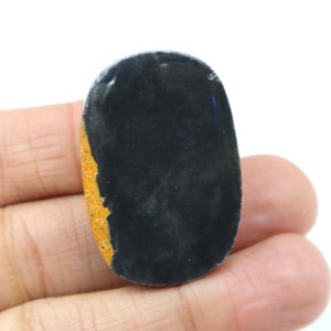 Pierre précieuse de jaspe bourdon naturel, cabochon, jaspe jaune, pierre lisse, fournisseur en gros pour bijoux - Product Image 2