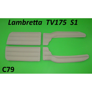 Juego de Alfombrillas de Goma para Lambretta TV1, Accesorios Premium para Motocicleta - Product Image 1
