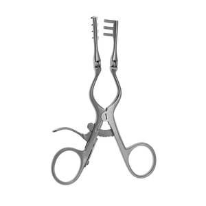 Retractores Especializados para Cirujanos Veterinarios, Retractor Beckman-Weitlaner 8 1/2 3*4 Afilado 22*17mm, Acero Quirúrgico Alemán - Product Image 1