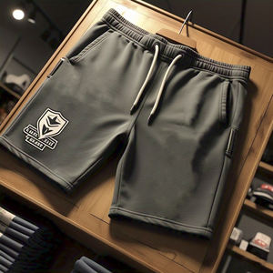 Top qualité Pemium nouveau Design Offre Spéciale longueur régulière logo personnalisé en détresse hommes sweat shorts/hommes shorts pour décontracté - Product Image 5