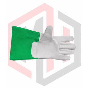 Guantes de soldadura de cuero resistentes para soldadores profesionales - Product Image 4