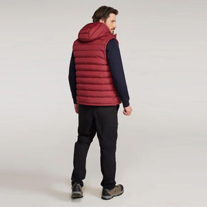 Gilet matelassé chaud sur mesure pour hommes, fermeture éclair, sans manches, décontracté, imperméable, respirant, streetwear, rembourré, matelassé - Product Image 5