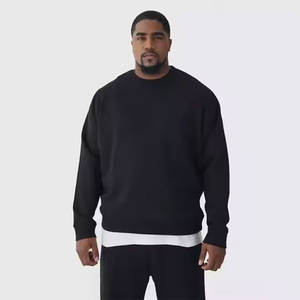 Jersey de lana de peso pesado con hombros caídos de ajuste Regular de alta calidad para hombres bordado personalizado al por mayor ropa de calle activa - Product Image 2