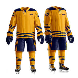 Uniforme de hockey sobre hielo de equipo cómodo y ajustado de Material duradero Uniforme de hockey sobre hielo hecho en Pakistán - Product Image 2