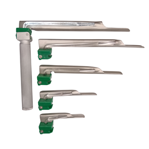 Set de Laringoscopio Manual de Fibra Óptica Premium, 12 Hojas, 2 Mangos - Product Image 3