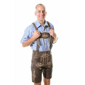 Nouveaux arrivages de shorts Lederhosen bavarois traditionnels pour hommes Octoberfest Shorts uniques personnalisés Vêtements bavarois - Product Image 1