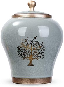 Urnes pour adultes enduites de poudre noire pour cendres humaines Fabricant en gros Urnes en métal décoratives personnalisées - Product Image 4