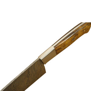 Cuchillo de Caza y Cuchillo Bowie Personalizados de Alta Calidad, Hoja de Acero Inoxidable OEM, Borde Dentado, Mango de Madera Dura - Product Image 6