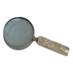 Customized Private Label Hot Sales Handle Vintage Metal Handheld <b>Magnifying</b> Stand for Map Reading <b>Magnifier</b> <b>Glass</b> - Product Image 6