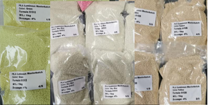 Kongfeng bahan baku plastik ABS Pellet Masterbatch warna kuning biru hijau bercahaya PLA cahaya terang dalam gelap PP PETG TPU <span class=keywords><strong>TPE</strong></span> - Product Image 3