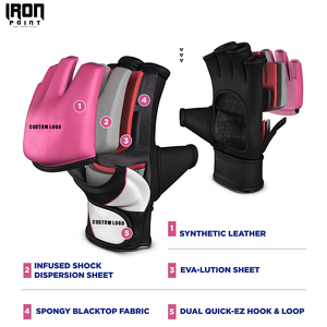 Guantes DE SEGURIDAD deportivos para hombres con estilo personalizado Logo impreso hecho de cuero Material de PVC para adultos para boxeo MMA y Karate - Product Image 6