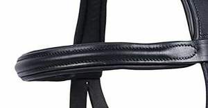 Brida de cuero negro de calidad superior al por mayor con brida de tachuela de relleno suave para montar a caballo a precio competitivo - Product Image 5