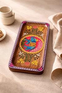 Bandeja de Servicio de Madera MDF con Recubrimiento de Esmalte, Diseño para Hoteles y Restaurantes, Utensilios de Cocina, Bandeja de Mesa de Alta Calidad - Product Image 3