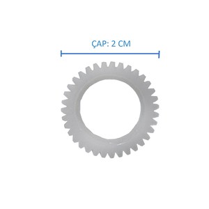 Engrenage de réparation de rétroviseur gauche pour Kia Sorento 35 dents MR2216 - Product Image 3