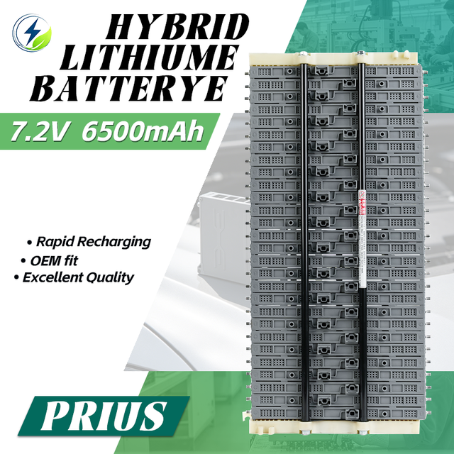 New 7.2V 6.5Ah Lithium-Ion Hybrid Replacement Battery Cell Pack CE RoHS Certified Long Service Life for Prius Lexus