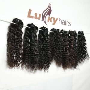 วิกต่อผมมนุษย์แบบไม่ผ่านกระบวนการผมลอนธรรมชาติแบบไม่ผ่านกระบวนการทำเคมีแบบหลวม - Product Image 5