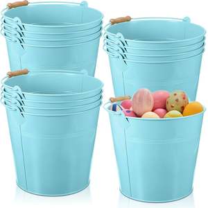 Best Selling Purple Powder Coated Metal Pail <b>Bucket</b> Handle for Indoor/Outdoor Garden Home Decor Planter Eco-Friendly - Product Image 5