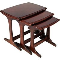Table gigogne en bois massif avec construction durable parfaite pour un usage quotidien et des meubles durables