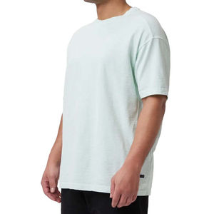 Nouveaux T-shirts tendance pour hommes, surdimensionnés, de haute qualité, 100% coton, décontractés, respirants, à épaules tombantes, avec logo personnalisé imprimé - Product Image 3