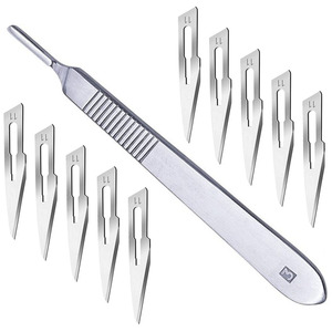 Mango de bisturí de la mejor calidad para cirugía quirúrgica, soporte de cuchilla de Metal, acero, BP - Product Image 5