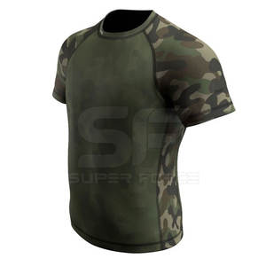 Protège-éruption à manches courtes pour hommes, surf, plongée et sports de plein air avec coutures lisses - Product Image 5