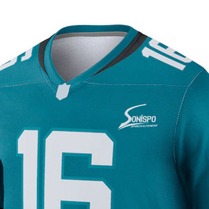 Nouvelle arrivée Maillot de football américain taille XL de haute qualité, haut de chemise respirant en gros avec technique de sublimation - Product Image 4