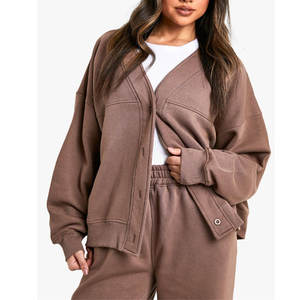 Conjunto de Sudadera y Pantalones Deportivos de Felpa de Algodón para Mujer, Chándal Premium para Mujer, Ropa Casual para Estar en Casa, Conjunto de Dos Piezas Cómodo - Product Image 3