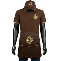 Polo personnalisé Restaurant café uniforme pour serveur/serveuse hôtel cuisine Chef t-shirts marque Promotion vêtements de travail avec logo