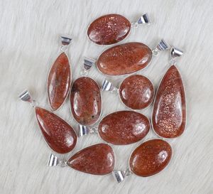 Venta al por mayor Sunstone Gemstone Bisel Colgante Joyería natural de calidad superior para venta al por mayor y al por menor - Product Image 6