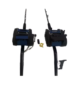 Moulinet de pêche électrique 12 V Kristal XL 625 à récupération automatique, en acier inoxydable, pour rivière et ruisseau, deux vitesses, pour droitier - Product Image 2