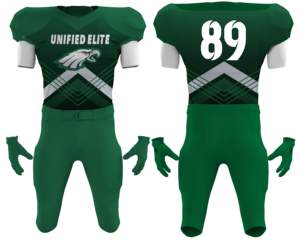 Uniforme de football américain en sergé imprimé numérique personnalisé en gros, ensembles pour hommes, drapeau de haute qualité, vêtements de football américain - Product Image 4