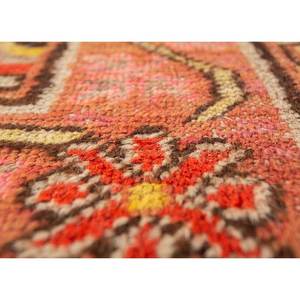 Alfombras de Lana Anudadas a Mano Aalam, Rectangulares, con Medallón Rojo Naranja y Patrones Abstractos para Uso Doméstico - Paem-158 para Sala de Estar y Dormitorio, 9x12 Pulgadas - Product Image 3