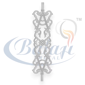 Balaustre de Hierro Fundido Gris, Moldeado en Arena, Super Pulido con Gran Granallado, Barandilla de Escalera, Estructura Moderna sin Marco para Balcón - Product Image 1