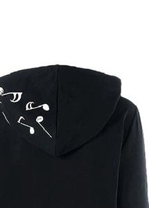 Sweat à capuche d'hiver personnalisé de haute qualité pour femme, imprimé, style streetwear, avec logo, doublure en polaire, polyester/coton respirant - Product Image 4