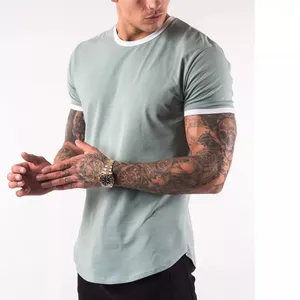Yeni tasarım erkekler t Shirt yarım kollu erkek pamuk Polyester T Shirt sokak giyim erkek t-shirt düz t-shirt moda zil